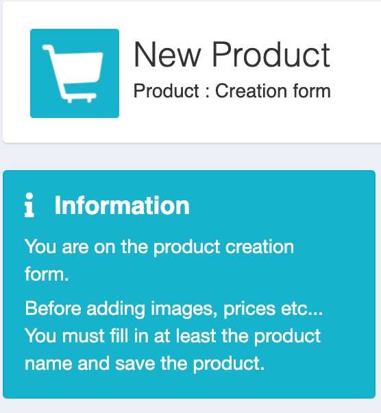 Create a product on marketplace