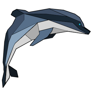 Origami Marketplace Dark dolphin 2.10 300px